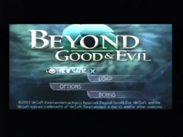 Beyond Good & Evil screen shot title